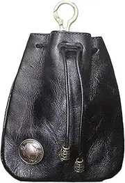 [Generic] leather shoulder bag western handbag storage bag retro handmade vintage satchel cow satchel elegant with adjustable strap coin purse