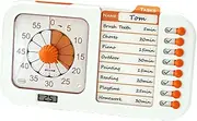Bothidea Chargeable Task Timer, to-do List with Visual Timer for Students, Daily Chore Board for Kids, 60-Minute Visual Timer for Classroom, Office and Home, Time Management Tool., White