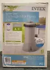 Intex 1000 GPH Easy Set Above Ground Swimming Pool Cartridge Filter Pump System