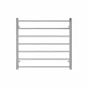 Forme Dakota 7 Bar Round Heated Towel Rail