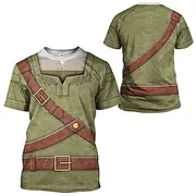 The Legend of Zelda: Tears of the Kingdom Link Princess Zelda T-shirt Anime 3D Graphic For Couple's Men's Women's Adults' Masquerade 3D Print Casual Daily