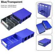 Container Storage Box Blue Component Screws Crafts Hardware Hardware Parts