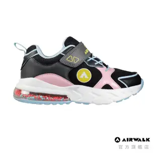 AIRWALK 中童 都會訓練慢跑鞋 AW23212 童鞋 超寬楦 氣墊 緩震顆粒 運動 機能鞋墊