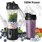 180W Portable Smoothie Blender | USB 4000mAh Juicer Bottle – 4-Blade Rechargeabl
