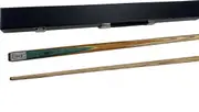 Lumex Cruiser Pool Snooker Billiard Cue Stick Green and Cue Case Set