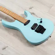 Balaguer Select Diablo Retro 27-Fret Guitar, Floyd Rose Bridge, Cerulean Blue
