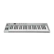 New Crown 49 Key MIDI USB Keyboard Controller (Silver)
