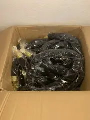 Brand New Black Velvet Stanchion Ropes For Crowd Control, 5 Feet Each, 16 Ropes