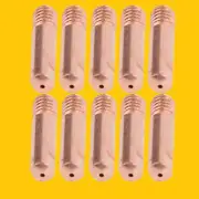 10xMB-15AK MIG/MAG M6 Welding Weld Torch Contact Tips Holder Gas Nozzle Gold