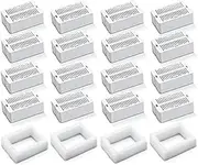 Veulrn Cat Water Fountain Replacement Filters Cat Fountain Carbon Filters for Ceramic Pet Drinking Stainless Steel Pet Fountain