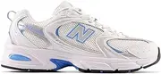 [New Balance] Men's Sneaker Running Shoe, MR530TC, White/Light Metallic Gold/Black