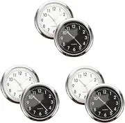 ULTECHNOVO 3sets Car Clock Car Dash Clock Car Decoration Clock for Accessories for Interior Stick on Clock Automobile Clock Pendant Clocks Car Dashboard Clock Car Digital Clock 2pcs*3
