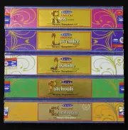 2x 15g / 5x Mixed SATYA Nag Champa NATURAL SERIES Incense Organic Insence Sticks