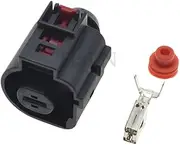 BIZOCA 1 Pin VAG Electrical Waterproof Auto Wire Harness Connector Plug 1K0973751 DJ7012C-6.3-21(1 x Female Set)