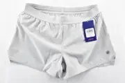 Asics Women’s 3.5in Woven Shorts Performance Grey L Moisture Wick New