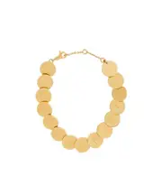 Celine Pastilles Bracelet in Brass with Gold Finish One size Yellow