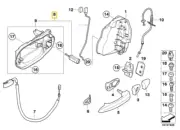 Left front door lock for BMW E-83