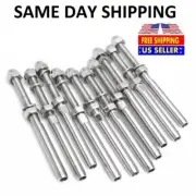 T316 Stainless Steel Swage Threaded Tensioner End Fittings 1/8" Cable Railing