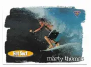 1995 Futera HOT SURF Trading Card (34) Marty THOMAS