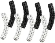 [BESTYASH] 8pcs Rhinestone Shoelace Decorations DIY Shoe Lightweight Buckles for Sneakers Board Shoes Easy Installation Removal Stylish Accessories for Customizing Footwear