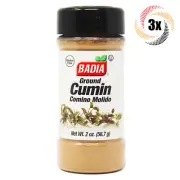 3x Shakers Badia Ground Cumin Seasoning | 2oz | Gluten Free Kosher & MSG Free