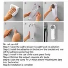Clothes Hanger Storage Rack Multifunctional Punch Free Hanger Hook Home Balcony