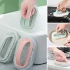 Magic Emery Sponge Brush With Handle Eraser Cleaner Rust Tools Cleaning F4G9
