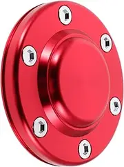 ASAKKURA Aluminum Alloy Wheel Center Caps Decorative Hub Covers for Car Rim Protection Electroplated Finish Quick Installation Dust Water Resistant Fit