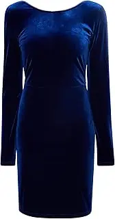 [SWIRLIE] Women's Velvet Dress with Rhinestone Dress