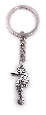Sea Horse Seahorse Anders Key Ring Pendant Silver Made of Metal