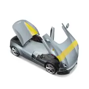 Bburago Licensed 1:24 Scale Ferrari Race & Play Monza SP1 Diecast Model Car Silver