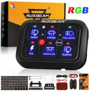 AUXBEAM 6Gang Switch Panel RGB RA60 Toggle Momentary Pulsed Car Light Controller (for: Nissan)