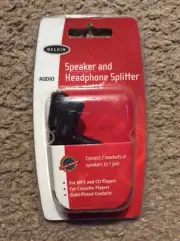 Belkin Speaker and 3.5 mm Headphone Splitter...2 Headsets Connected To One Jack!