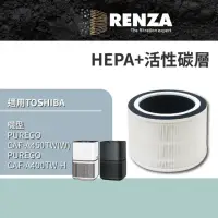 在飛比找momo購物網優惠-【RENZA】適用TOSHIBA 東芝 Purego CAF