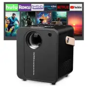 AUSPURE Ultimate 9500Lumens HD 1080p Support Projector, Android System Projector