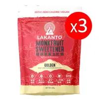 在飛比找momo購物網優惠-【LAKANTO】羅漢果黃金紅糖X3包(植物萃取.零卡路里.