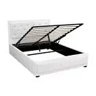 Artiss TIYO Double Full Size Gas Lift Bed Frame Base With Storage Mattress White