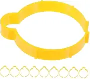CHICAMPERA Vinyl Wrap Roll Fixing Tool 10pcs Film Roll Clamps for Car Wrapping Masking Tape