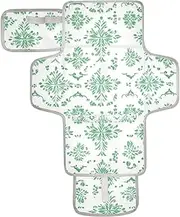 Reusable Portable Changing pad with Tissue Pocket Diaper mat Changing pad Travel Lightweight & Foldable Changing Station