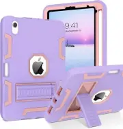 For iPad Mini 7/6 2024/2021 Tablet Cover 3 in 1 Rugged Shockproof Kickstand Case