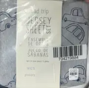 Pottery Barn Kids / West Elm Road Trip Jersey Full Sheet Set