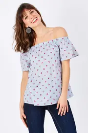 Off Shoulder Top--HAND-141