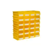 Triton Shelf Bin/Rack Pastic Stacking Hanging Interlocking Polypropylene (24Pck)