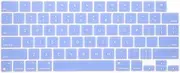 WYGCH Stylish Keyboard Cover Silicone Protective Skin Keyboard Protector for MacBook 2025-2021 Pro 14" 16" M4 M3 M2 M1 Pro Max Chip,MacBook Air 15" 13.6" M4 M3 M2 Chip A3240 A3241,Tranquil Blue