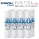 【EVERPOLL 愛惠浦科技】標準10英吋 1微米PP纖維濾心(8入) EVB-F101