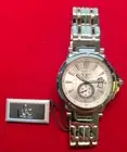 Guess Collection X65001G1S Men's Watch Silver Stainless Steel Case NEW With TAG