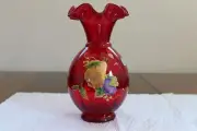 Fenton Vase Ruby