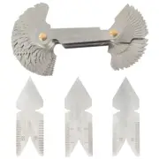Mesee 58‑Piece Thread Pitch Gauge & 3‑Piece Center Gauge Set Metric SAE & Whitwo
