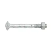 Zenith M8 x 70mm Hot Dipped Galvanised Cup Head Bolt And Nut