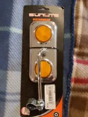 NEW Sunlite Rectangular Bike Mirror With Dual Reflectors #9135